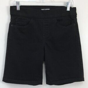 DNKY Jeans Women's Pull On Black Bermuda Shorts Size S EXCELLENT Condition
